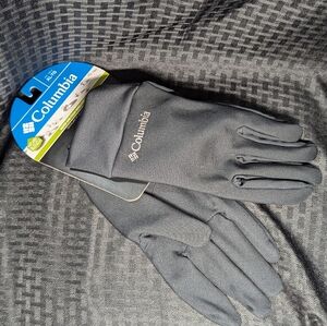 Black Columbia Centrail Softshell Unisex Gloves.